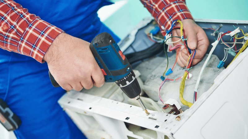 Darıca Baykan Baykan çamaşır makinesi kart tamiri – Su almama arızası orijinal parça ile giderildi. - Teknik servis örneği